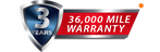 36,000 Mile Warranty